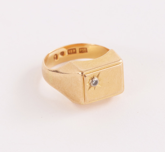 Klackring i 18k