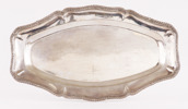 Serveringsbricka i silver, Polen, 1900-talets första del