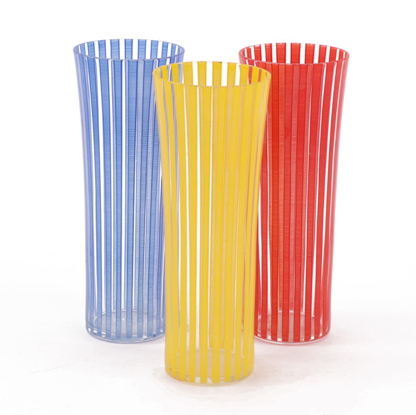 Highballglas 3st, "Strikt", Bengt Orup för Johansfors