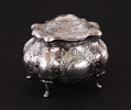 Sockerskrin i silver, rokokostil, 1900-tal