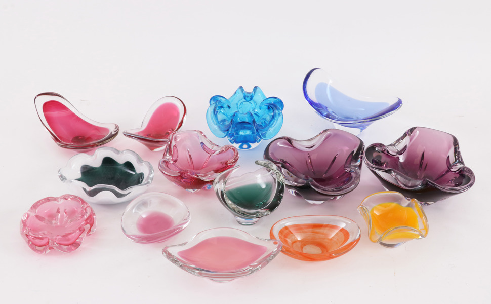 Konstglas 14 delar