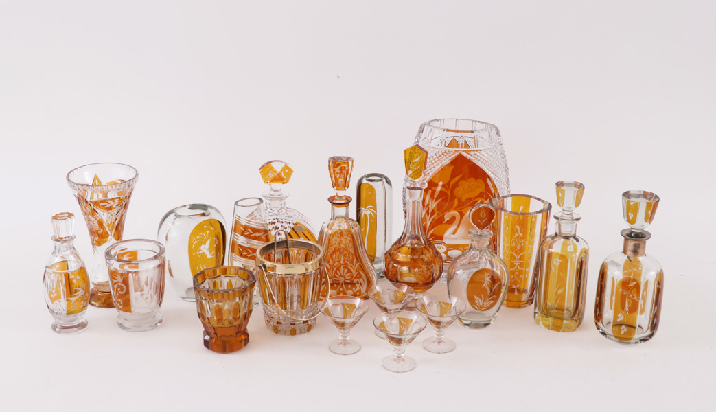 Slipat överfångsglas 20 delar