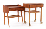 Nattduksbord 2st, 1950/60-tal