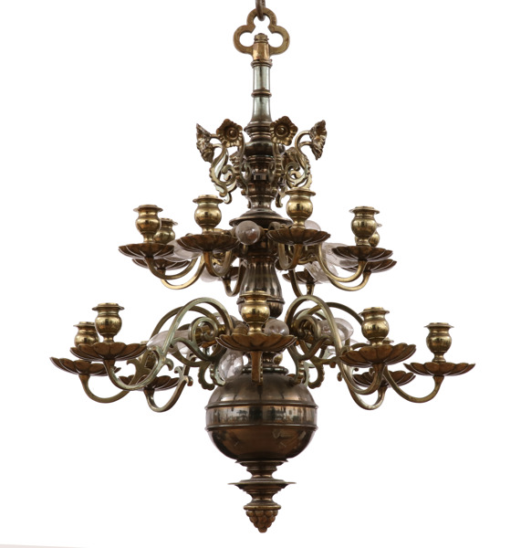 Ljuskrona, barockstil, Gusums Bruk, 1800-tal