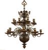 Ljuskrona, barockstil, Gusums Bruk, 1800-tal
