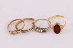 Ringar 4st, 18k