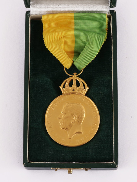 Guldmedalj i 23k, Kungliga Patriotiska Sällskapet, Gustaf VI Adolf