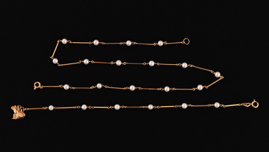Hals- och armband i 18k