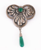 Brosch i silver, Bernhard Hertz, jugend, 1900-talets början