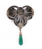 Brosch i silver, Bernhard Hertz, jugend, 1900-talets början
