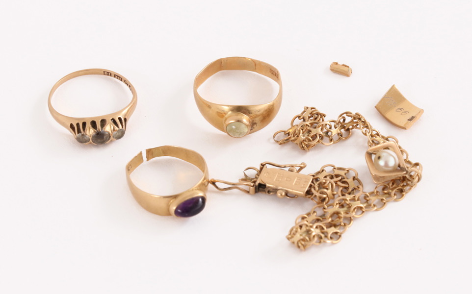 Parti smycken i 18k