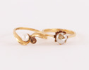 Ringar 2st, 18k