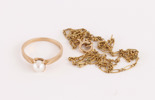 Smycken 2 delar, 14k