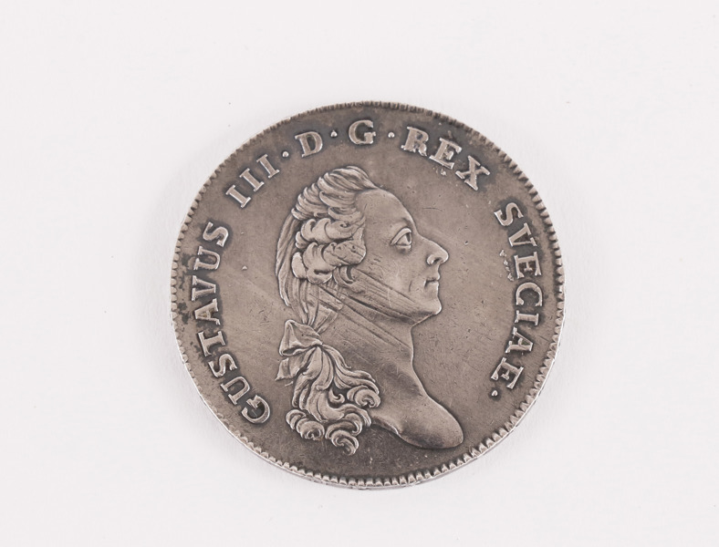 Silvermynt, 1 riksdaler, Gustaf III, 1788