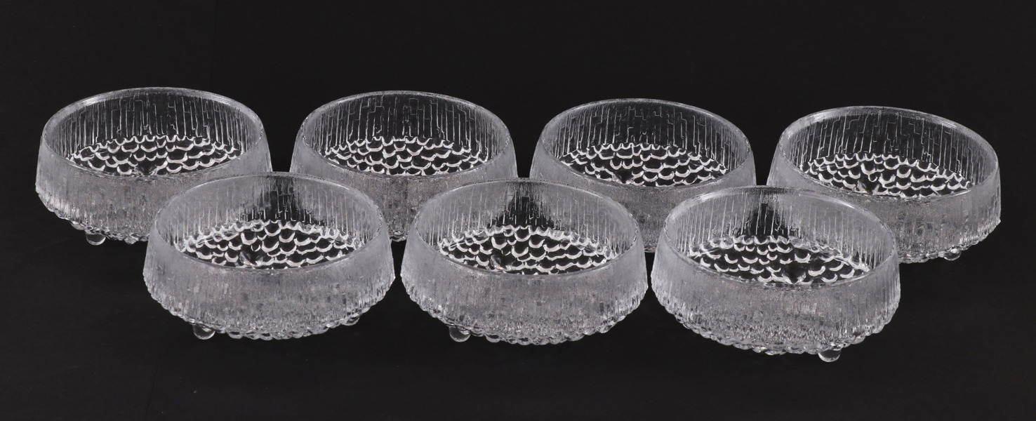 Dessertskålar 7st, "Ultima Thule", Iittala
