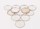 Coasters 12st, silver, K&EC, 1948