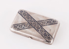 Cigarettetui i silver, Ryssland, 1900-talets första hälft