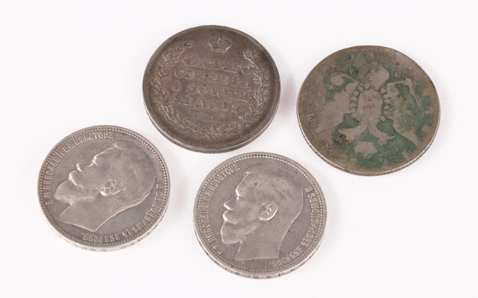 Silvermynt 4st, Ryssland