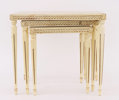 Satsbord 3 delar, gustaviansk stil, 1900-tal