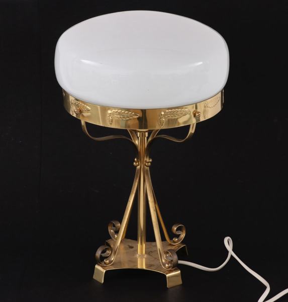 Bordslampa, jugendstil, Karlskrona Lampfabrik, 1900-talets slut