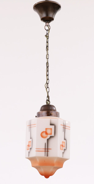 Taklampa, art deco, 1920/30-tal