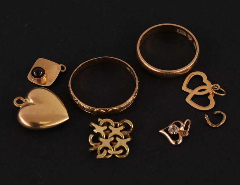 Parti smycken i 18k