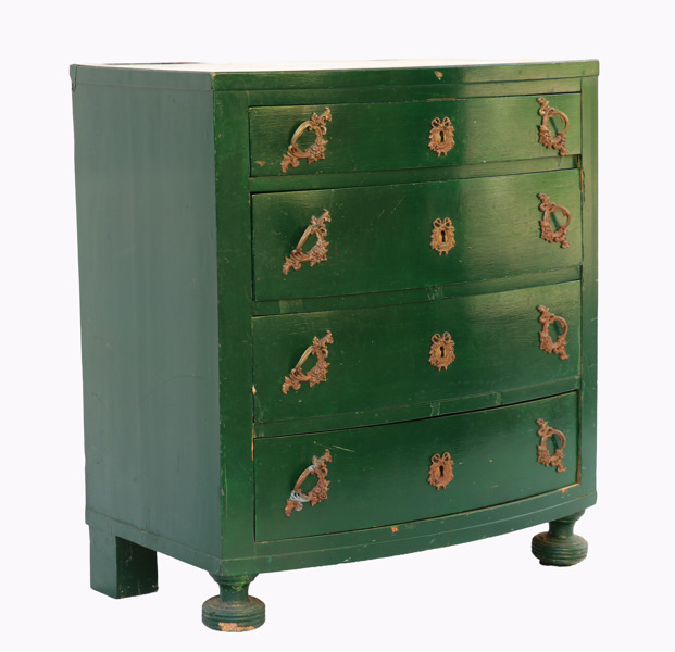 Byrå, barockstil, 1800-tal