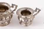 Gräddkanna och sockerskål, silver, Tyskland, 1900-talets första hälft