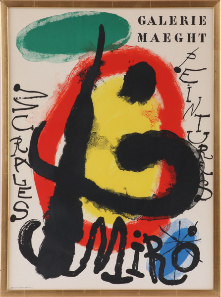 Utställningsaffisch, Joan Miro