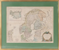 Karta, "Les Royaumes de Suede et Norwege", 1800-tal