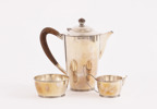Kaffeservis 3 delar, sterlingsilver, 1948