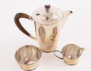 Kaffeservis 3 delar, sterlingsilver, 1948