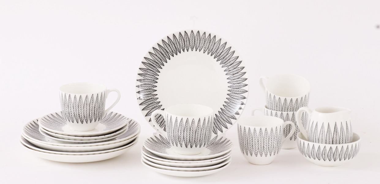 Kaffeservisdelar, "Salix", Stig Lindberg för Gustavsberg
