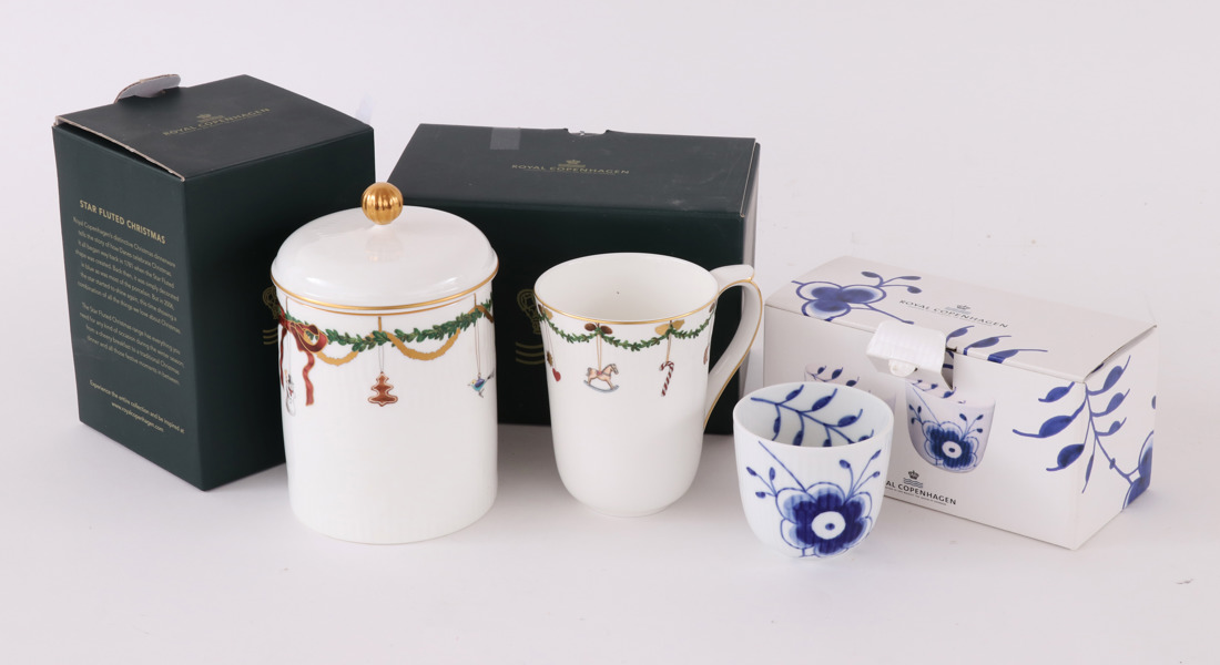 Porslin 5 delar, Royal Copenhagen, 2000-tal