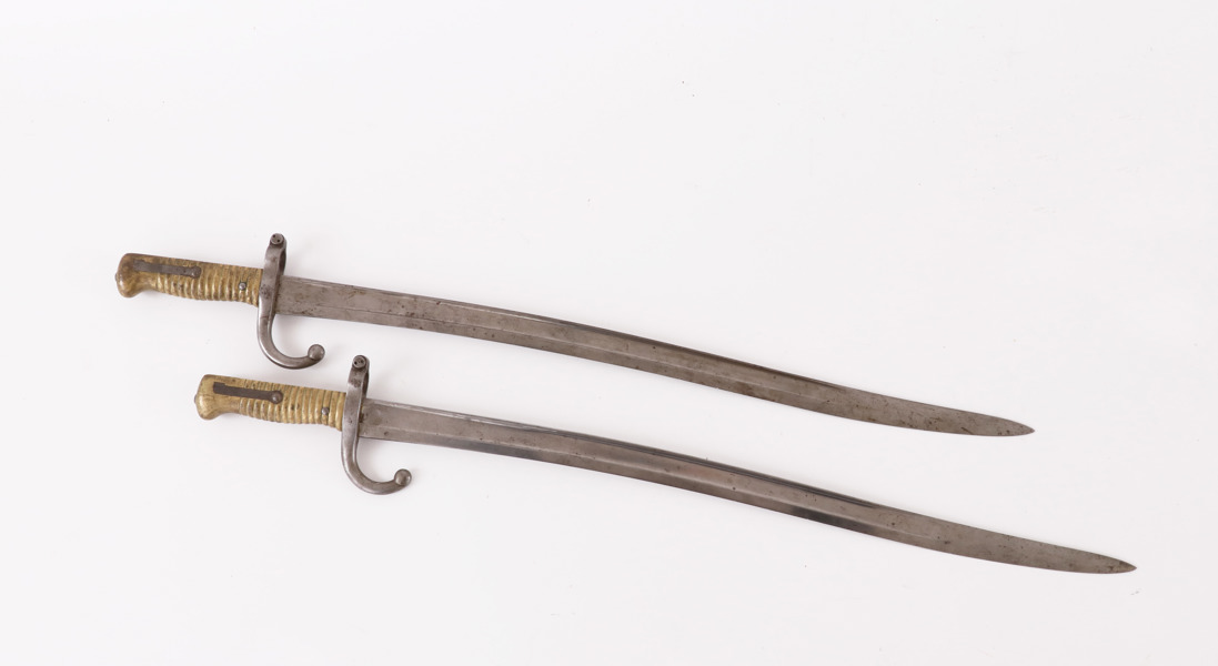 Sabelbajonetter ett par, Frankrike, m/1866