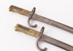 Sabelbajonetter ett par, Frankrike, m/1866
