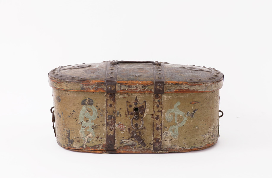 Färdskrin, allmoge, 1700-tal