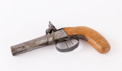 Dubbelpipig slaglåspistol, 1800-tal