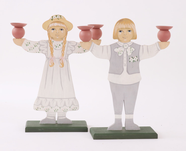 Kandelabrar ett par, Birgitta Hedlund