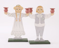 Kandelabrar ett par, Birgitta Hedlund