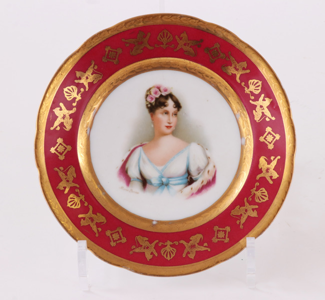 Tallrik, Gardner, Moskva, Ryssland, 1800-tal