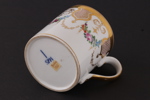 Mugg, Schmeisser Porzellan Manufaktur, Tyskland, 1800-talets första hälft