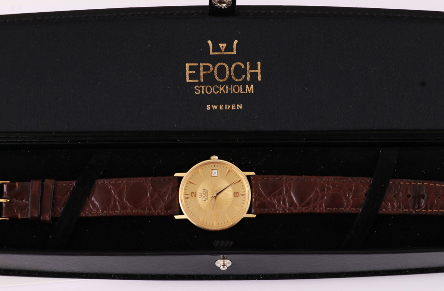 Herrarmbandsur i 18k, Epoch