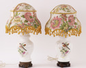 Bordslampor ett par, 1900-talets slut