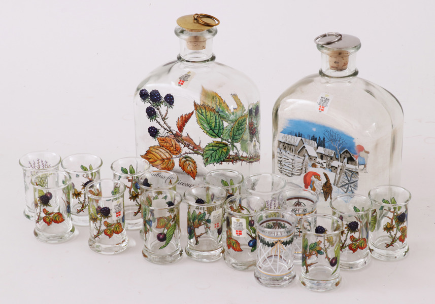Glas 20 delar, Holmegaard, Danmark