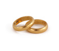 Släta ringar 2st, 23k
