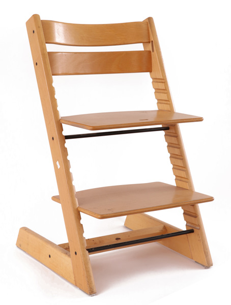 Barnstol, "Tripp-Trapp", Stokke