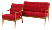 Soffa och fåtölj, 1950/60-tal