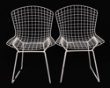 Stolar ett par, "Sidechair", Harry Bertoia