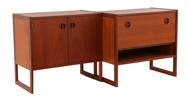 Skåp 2st, Arne Wahl Iversen för IKEA, 1960-tal